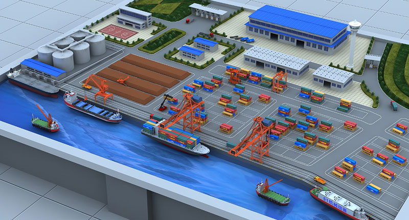 青川县工业沙盘3