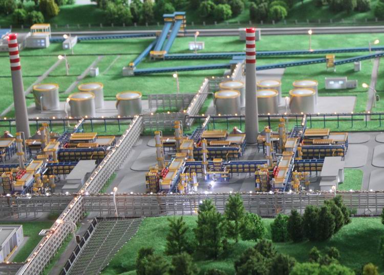 青川县石化区模型