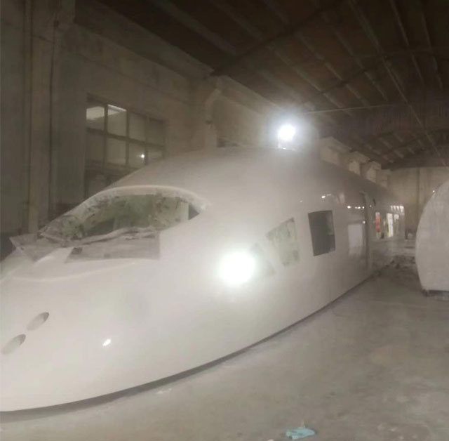 青川县高铁模型